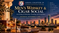 AHEPA Chapter 29 – Men's Whiskey & Cigar Social 2026